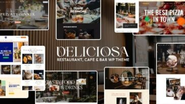 Deliciosa Restaurant, Cafe & Bar WordPress Theme Nulled Free Download