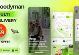 Foodyman – Multi – Restaurant (and Grocery) Delivery App (iOS&Android) Nulled Free Download