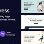 LandPress Marketing Landing Page Elementor WordPress Theme Nulled Free Download