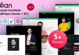 Milian Personal Portfolio Elementor WordPress Nulled Free Download