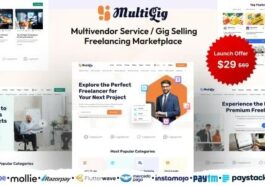 MultiGig Service Gig Selling Freelancing Marketplace (Subscription Based) Nulled Free Download