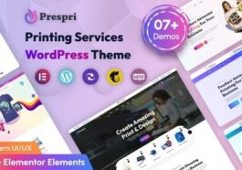 Prespri Printing Services WordPress Theme Nulled Free Download