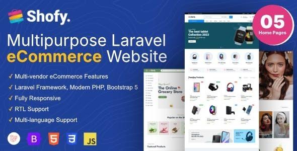Shofy eCommerce & Multivendor Marketplace Laravel Platform Nulled Free Download