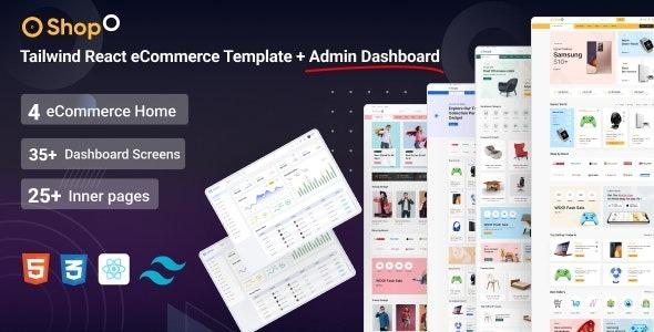 Shopo Tailwind React eCommerce Template Nulled Free Download