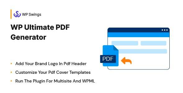 WP Ultimate PDF Generator Nulled Free Download