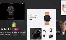Wanth Minimal & Clean Watch Store Shopify Theme Nulled Free Download
