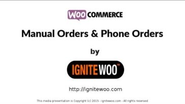 WooCommerce Phone Orders & Manual Orders Nulled Free Download