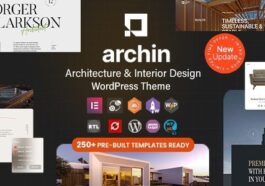 Archin Architecture & Interior Design WordPress Elementor Theme Nulled Free Download