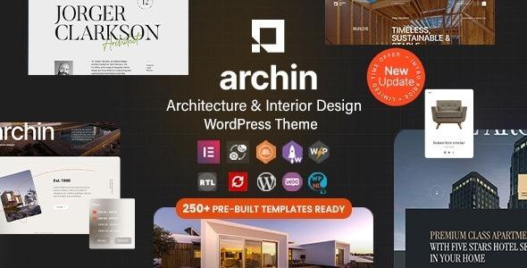 Archin Architecture & Interior Design WordPress Elementor Theme Nulled Free Download