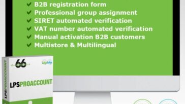 B2B Registration SIRET VAT Number & Automatic Group Module Prestashop Nulled Free Download