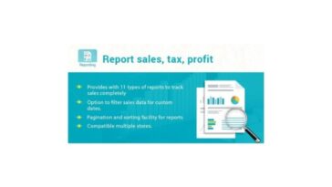 Best for Report sales, tax, profit, products, category PrestaShop Nulled Free Download