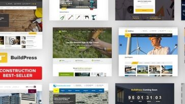 BuildPress Construction Business Wp Theme Nulled Free Download