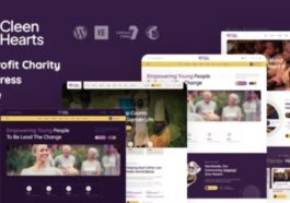 Cleenhearts Non Profit Charity WordPress Theme Nulled Free Download