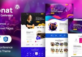 Conat Event & Conference WordPress Theme + RTL Ready Nulled Free Download