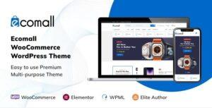 Ecomall Elementor Electronics WooCommerce Theme Nulled Free Download