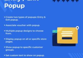 Entry Exit Popup with Voucher Coupon Code PrestaShop Nulled Free Download