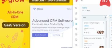 Grow CRM SaaS Laravel Project Management – Multitenancy Nulled Free Download