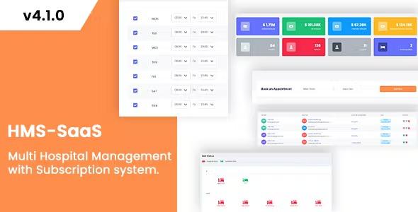 HMS Saas Laravel Multi Hospital Management System HMS Saas Hospital Appointment Booking Nulled Free Download