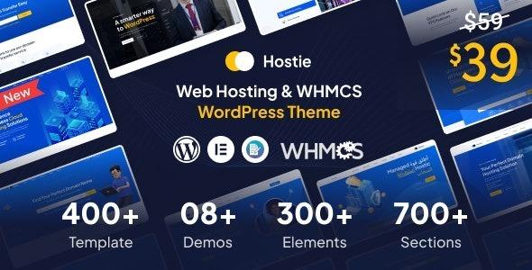 Hostie Web Hosting & WHMCS WordPress Theme Nulled Free Download