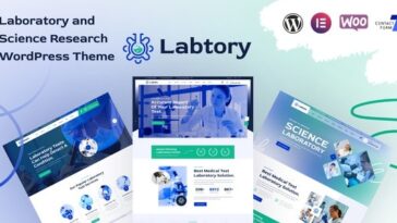 Labtory Laboratory and Science Research WordPress Theme Nulled Free Download