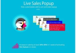 Live Sales Popup product sold notification PrestaShop Nulled Free Download