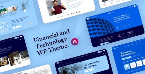 MLab Financial and Technology WordPress Theme Nulled Free Download