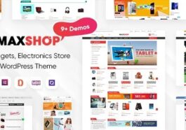 Maxshop a unique theme for the online store WordPress Nulled Free Download