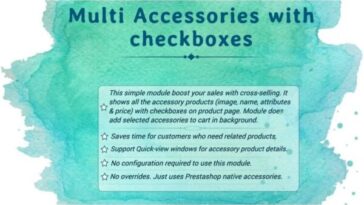 Multi Accessories with Checkboxes Prestashop Nulled Free Download