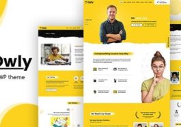 Owly Tutor, Training WordPress, elearning Theme Nulled Free Download