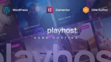 Playhost Game Hosting Server WordPress Theme Nulled Free Download