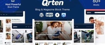 Qrten Block-Based WordPress Theme for Blog & Magazine Nulled Free Download