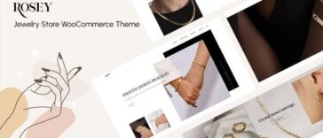 Rosey Jewelry Store WooCommerce Theme Nulled Free Download
