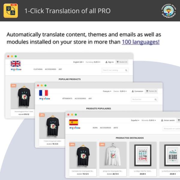 Translate all Free and unlimited translation Module PrestaShop Nulled Free Download