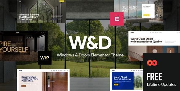 W&D Windows & Doors Company WordPress Theme Nulled Free Download