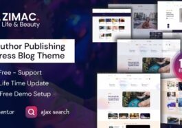 Zimac Multi Author Publishing WordPress Theme Nulled Free Download