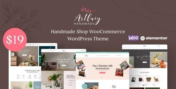 Artfusy Handmade & Crafts Shop WordPress Theme Nulled Free Download