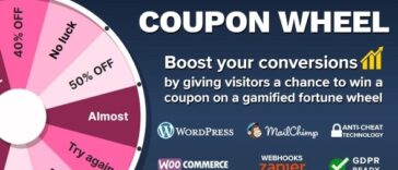 Coupon Wheel For WooCommerce and WordPress Nulled Free Download