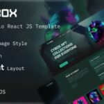 Cybox NFT Portfolio React Template Nulled Free Download