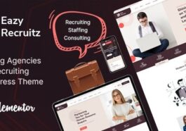 Eazy Recruitz Staffing Agencies WordPress Theme Nulled Free Download