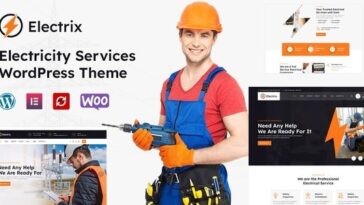 Electrik Electricity Services WordPress Theme Nulled Free Download