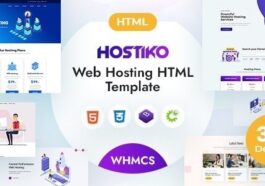 Hostiko Hosting HTML & WHMCS Template With Isometric Design Nulled Free Download