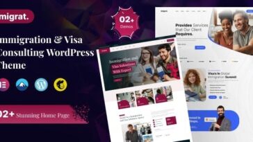 Imigrat Immigration & Visa Consulting WordPress Theme Nulled Free Download