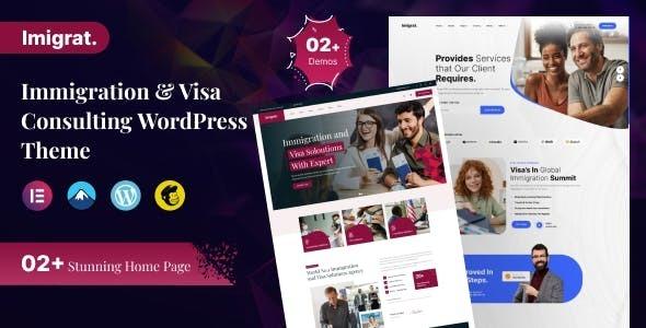 Imigrat Immigration & Visa Consulting WordPress Theme Nulled Free Download