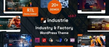 Industrie Factory & Industry WordPress Theme Nulled Free Download