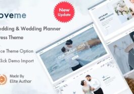 Loveme Wedding & Wedding Planner WordPress Theme Nulled Free Download