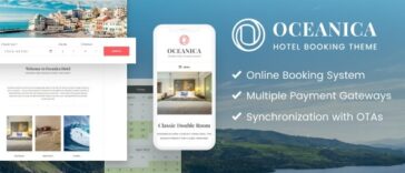 Oceanica WordPress Hotel Booking Theme Nulled Free Download