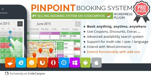 Pinpoint Booking System PRO WordPress Plugin Nulled Free Download