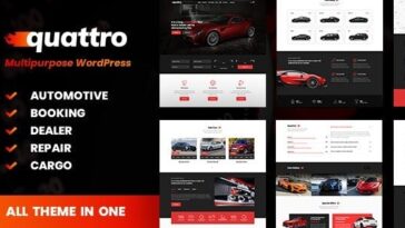 Quattro Auto Booking & Automotive Nulled Free Download