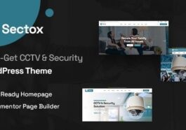 Sectox CCTV & Security WordPress Theme Nulled Free Download