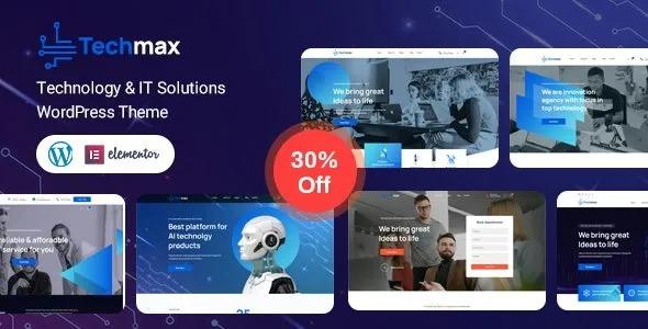 Techmax IT Solutions & Technology WordPress Theme Nulled Free Download